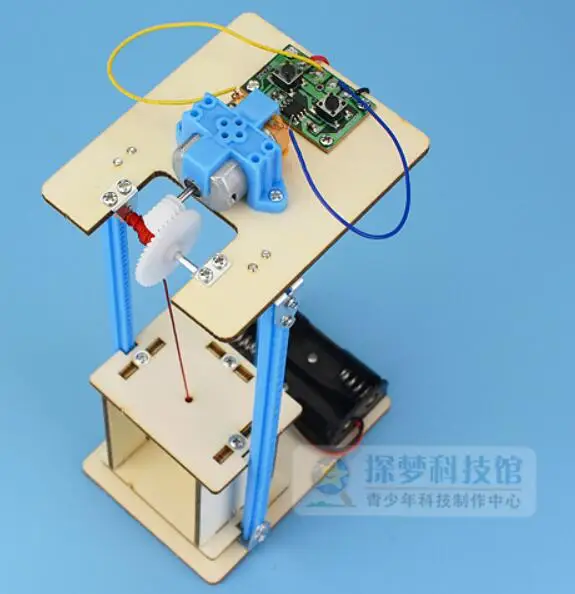 DIY elevator lift physical experimental model for converting electrical energy into kinetic energy children gift free shopping