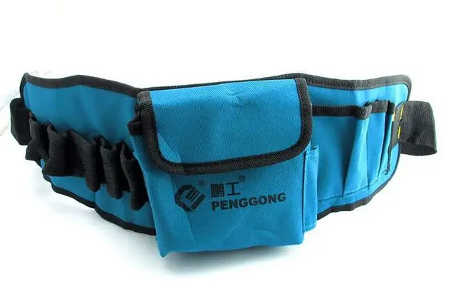 high quality blue with black 8 pockets electronic 2014 new tools waist bag NO.102