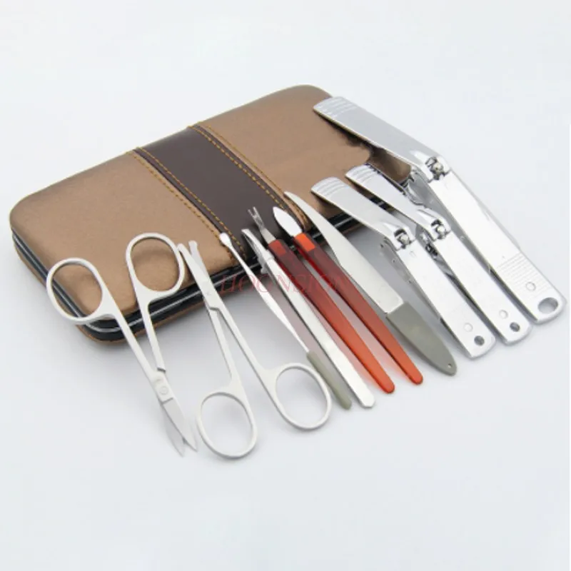 Nail Set Decoration Nail Clippers Cutting Pliers 10 Sets Of Portable Adult Home Nail Groove Inflammation Tools Sale