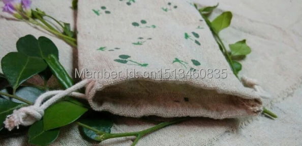 

100pcs/lot CBRL jute bags, jute pouch, linen pouch for toiletry/beans,Various colors,size customized,wholesale