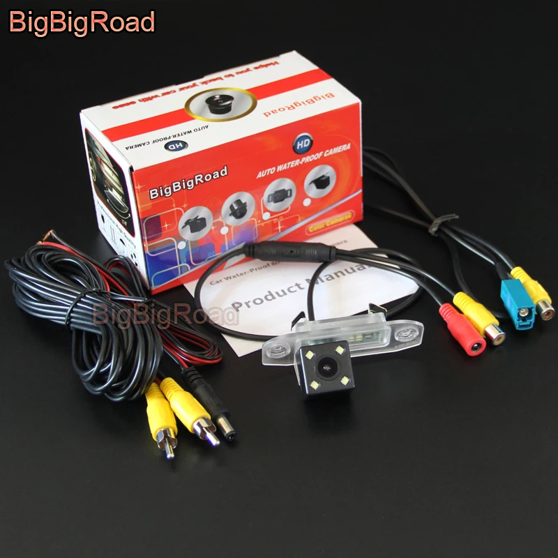 BigBigRoad Xe Phía Sau Xem Xếp Camera Cho Volvo XC60 XC 60 2008 2009 2010 2011 2012 2013 2014 Màn Hình Ban Đầu tương thích