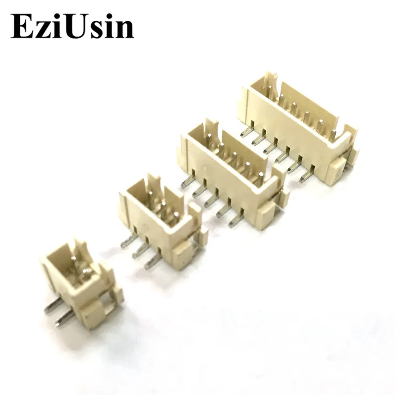 EziUsin Vertical XH2.54 AT Pitch 2.54mm SMT Connector Surface Mounted Technology Needle Seat Socket 2P 3P 4P 5P 6P 8P 9P 10P