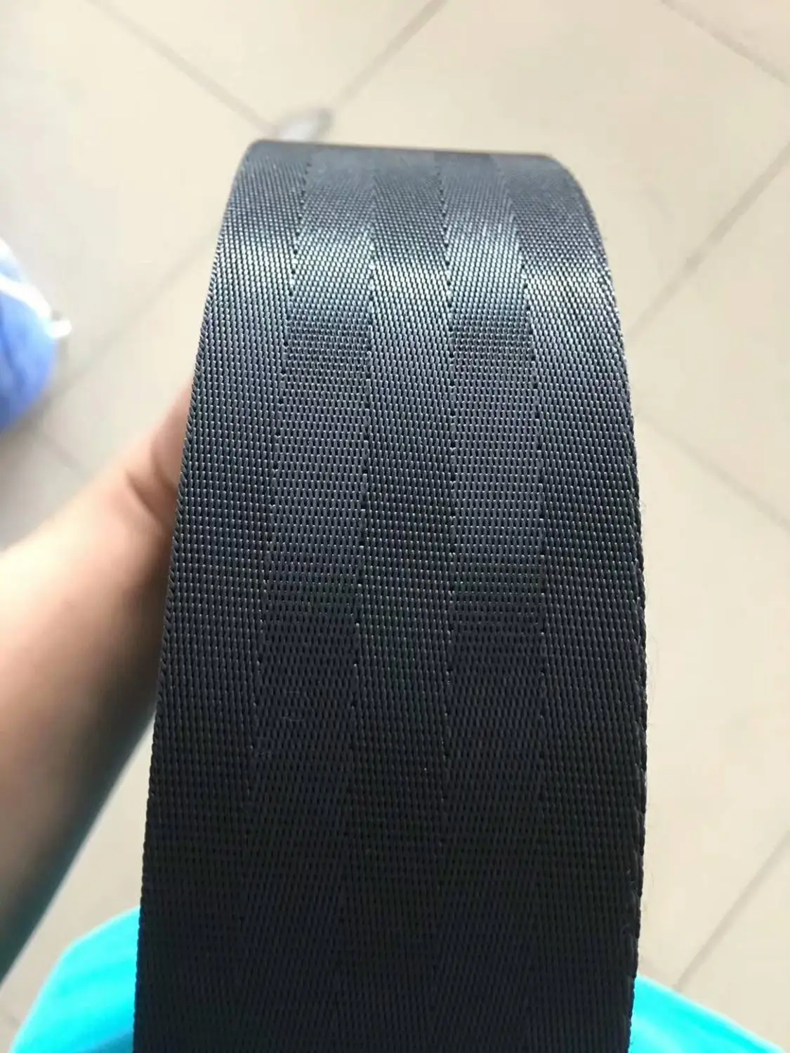 5cm 3.8cm 2.5cm Safety Harness Black Strong Car seat Safety belt nylon ribbon outdoor backpack Bag Parts strap nylon fabric tape