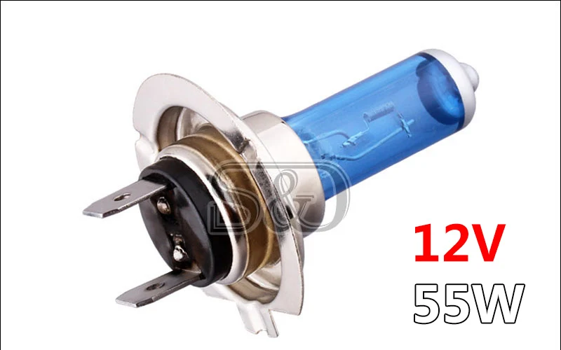 H7 50W 12V Super Bright White Fog Lights Halogen Bulb High Power Car Headlights Lamp Car Light Source parking 020