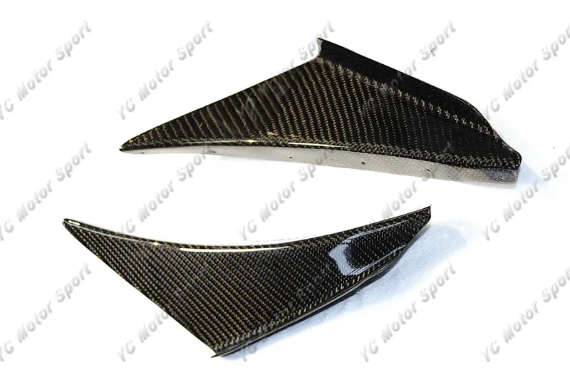 Car Accessories Carbon Fiber Front Canard 2pcs Fit For 2003-2005 Evoulation EVO 8 OEM Front Bumper Canard