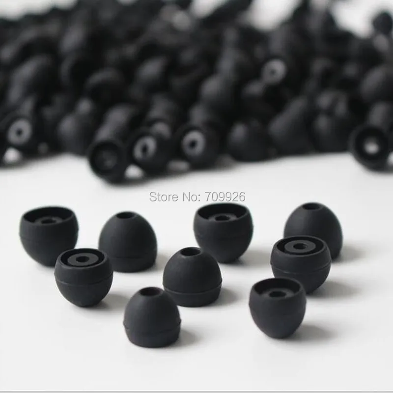 1000Pcs Silicone Ear Tips 3.5mm Earbuds Earphone Cover Tips 3 Size Available