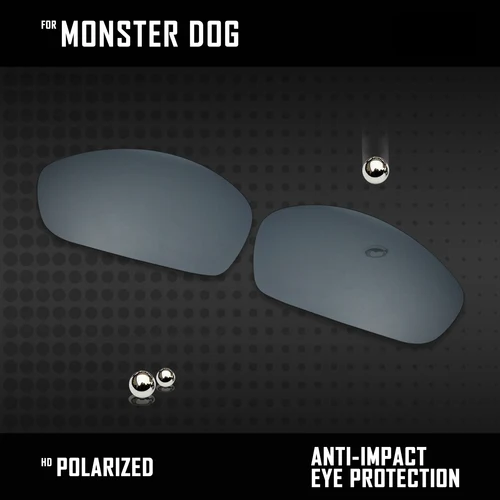 Imagen 2 del producto Reemplazos de lentes OOWLIT para gafas de sol Oakley Monster Dog polarizadas - Multi colores