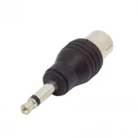 Adaptador de enchufe Mono a conector hembra COAXIAL IEC, 3,5mm, 3,5mm, para antena aérea de TV