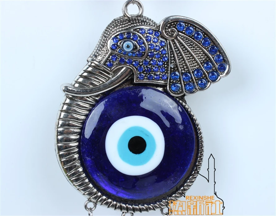 Turkey blue eyed elephant ornaments Muslim peace pendant wall house evil evil eye decorations