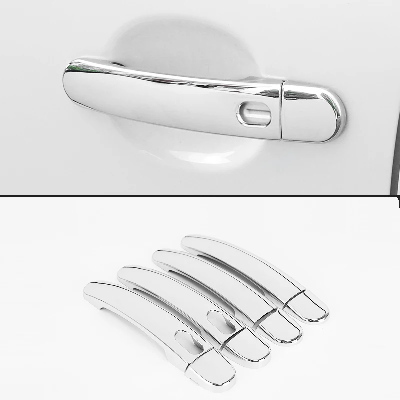 

For Volkswagen VW Tiguan 2012 2013 2014-2016 ABS Chrome Car Door protector handle Bowl cover trim auto accessories styling 8pcs