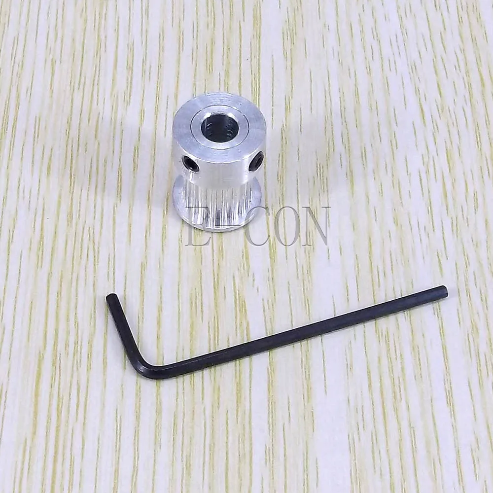 1pcs MXL20 Timing Pulley 20 teeth  synchronization Alumium Bore 6mm teeth width11mm for stepper motor  CNC