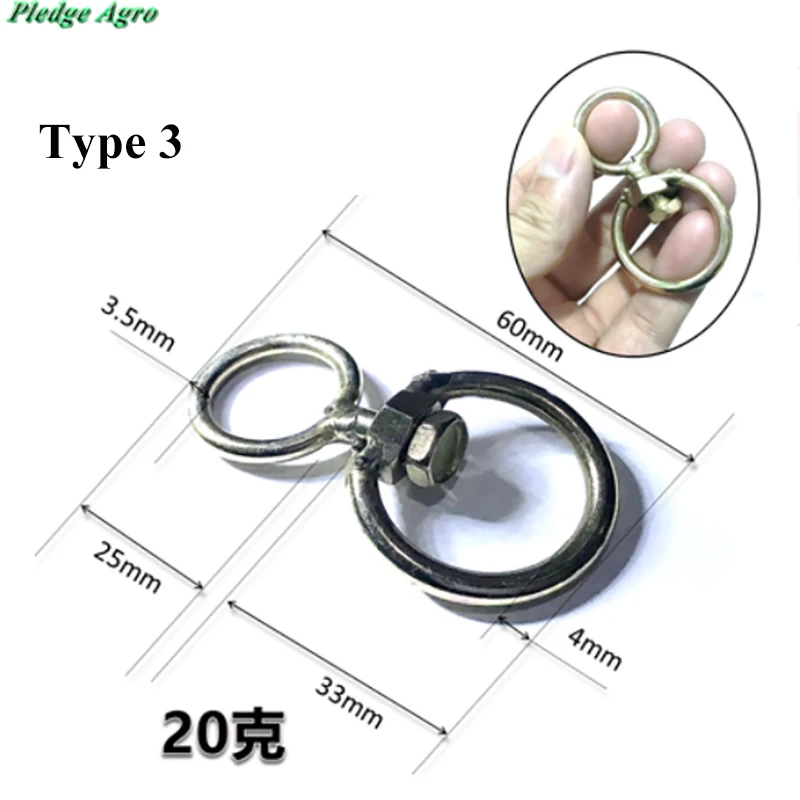 Bull Nose Ring Piercing Pliers Tying Large Cattle Plant Breeding Equipment Instrument Traction Buckle Swivel