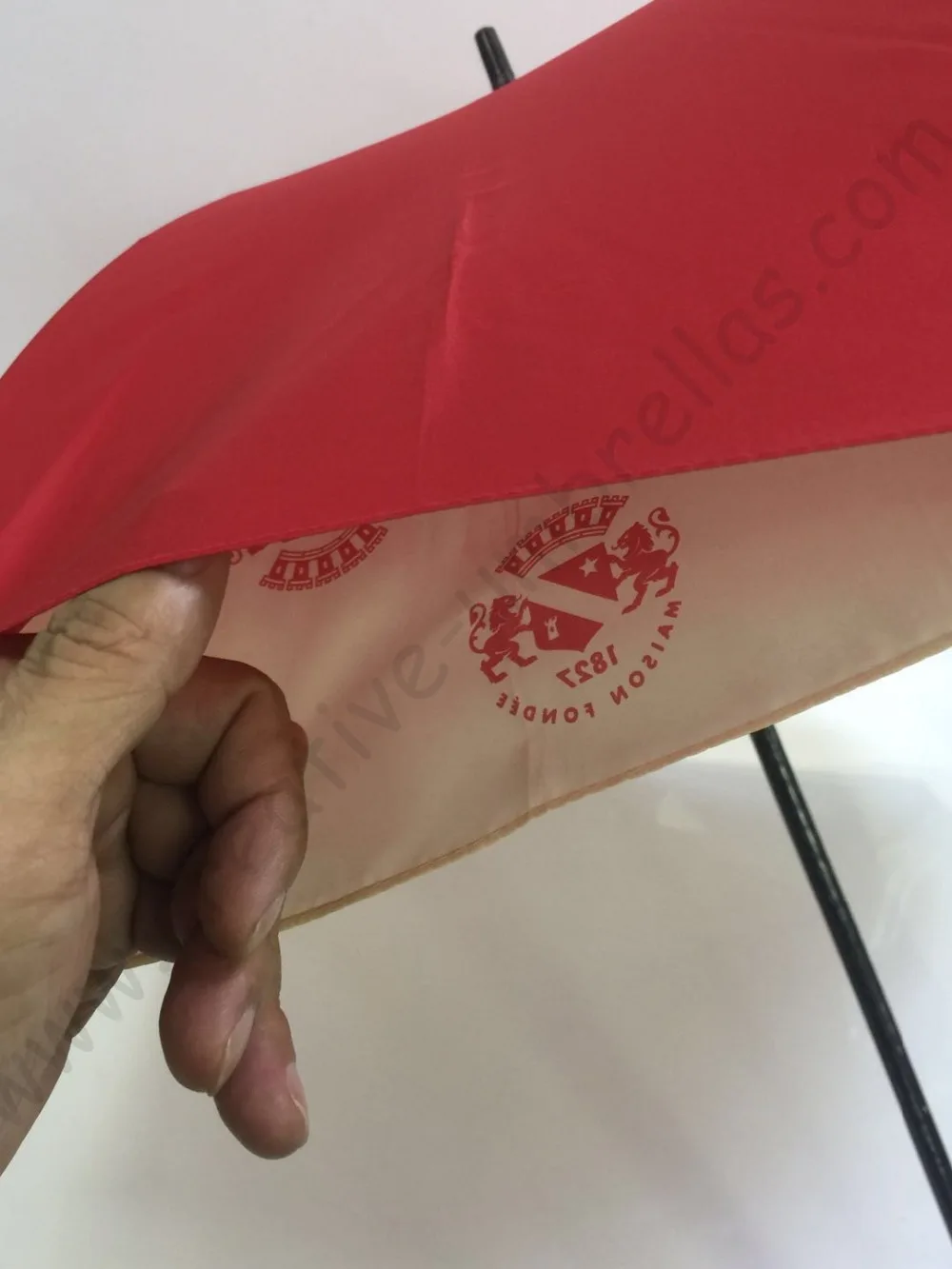 Ex-factory customized visible golf promotion outdoor present parasol anti-thunder fiberglass advertising  hotel golf umbrella