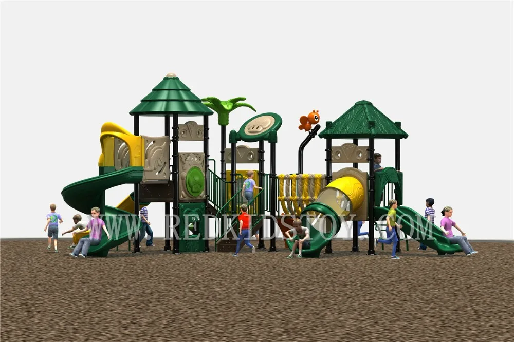 Exported to Poland CE Approved Natural Theme Outdoor Children Playground HZ-C001