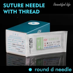 Surgical Round Suture needle surgery tool microsurgery nylon monofilament wire round harmless needle surgical instrument 10pcs