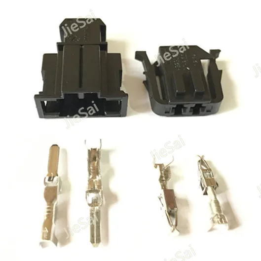 Female Male Automotive Connector 2 Pin ABS Sensor Wire Harness Connector Socket For VW Golf Plug