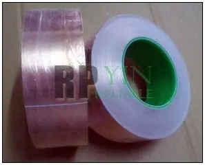 1x 10mm*30M*0.06mm Double Sided Conduct Copper Foil Tape EMI Mask Electromagnetic Shielding