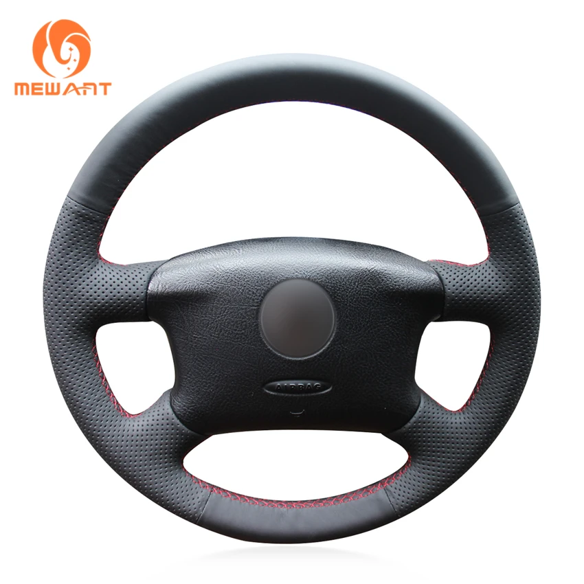 Mewant Steering Wheel Cover for Volkswagen VW Golf 4 IV Passat B5 Variant Sharan Bora T4 Accessories T5 Seat Alhambra Accessorie