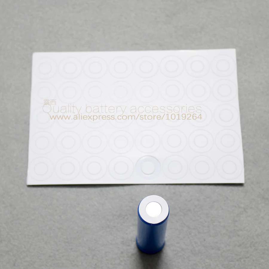 リチウム電池用断熱材,100個/ピース/ロット,18650 18650,耐熱性,フラット表面,断熱パッド17x9.0x0.3