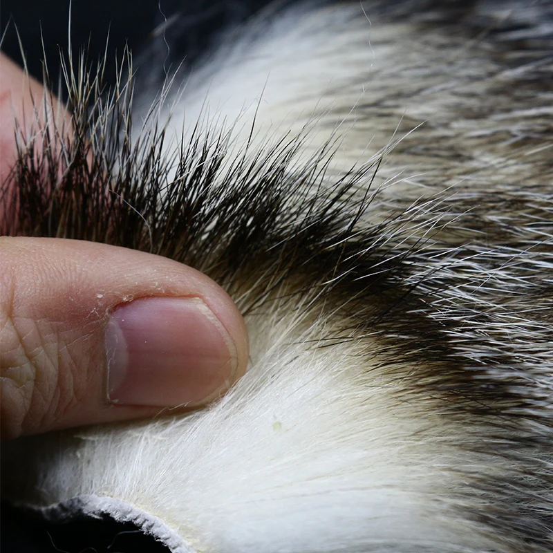 New 2 patches premium badger fur large cut fly tying furs Long genuine badger body hair for streamer wings& saltwater patterns