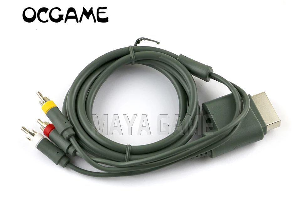 12pcs Plated FD18 HD TV Component Composite Audio Video AV Cable for Xbox360 Xbox 360 Brand New