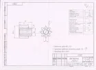 M2 Module Spurar with 8 teeth by pack 5pcs