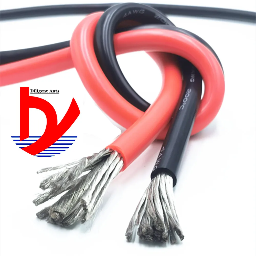 4 6 7 8 10 11 12 13 14 15 16 17 18 20 22 24 26 28 30 AWG Silicone Wire Ultra Flexiable Test Line Cable High Temperature
