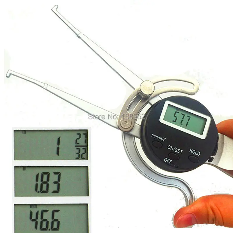 12.7-165mm inside Digital caliper gauge card electronic card table caliper gauge plate inside diameter  Inside calipers