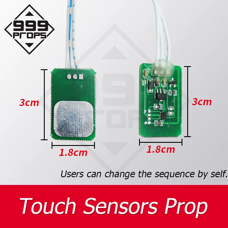 Room Escape Prop Touch Sensor Prop touch in correct sequence to unlock real life adventure game props chamber room 999PROPS