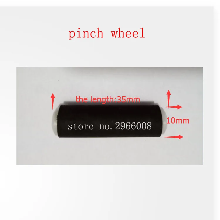 factory price rubber pinch roller 35mm for Allwin Human Yeselan Wit color DX5 DX7 printhead paper pressure pinch roller wheel