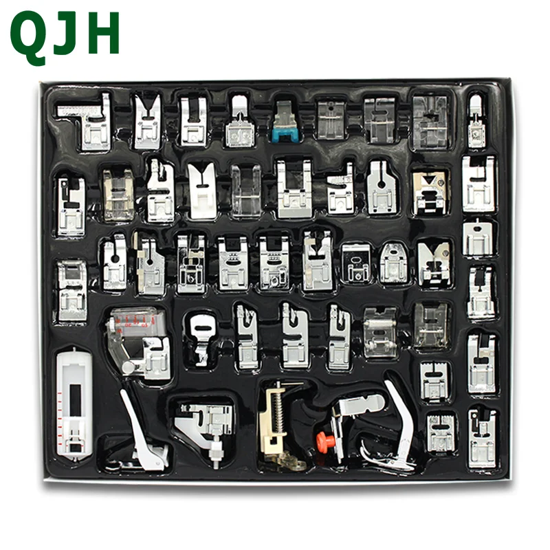 

32/42/48pcs Multifunction Domestic Sewing Machine Braiding Blind Stitch Darning Presser Foot Feet Kit Set Sewn cloth presser