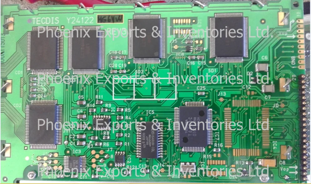 TECDIS Y24122 HG6YW REV3: Evaluación detallada de un módulo LCD de 5.1 para aplicaciones industriales y de control