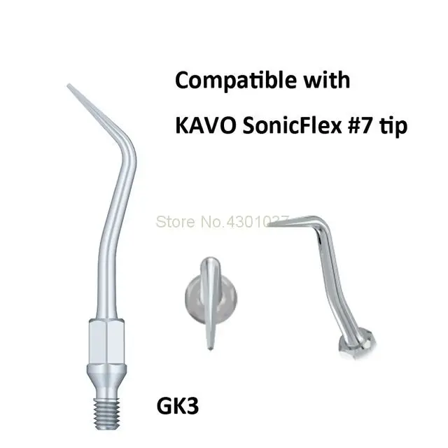 

2pcs GK3 Dental multifuction scaler tip fit KAVO SONICFLEX SIRONA SIROAIR KOMET NONIC LINE T-MAX Dental Equipment Handpiece