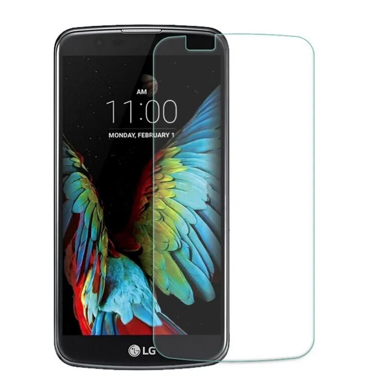 Película de vidro temperado com cobertura completa para lg, k10 2018 2017 2016 k430 lte k430ds f670 m250 m250e dual m250i protetor de tela