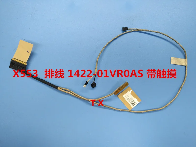 New LCD LED Video Flex Cable For ASUS X553MA F553M X553S X553SA X553M With Touch 40Pin,With mic PN: 1422-01VR0AS