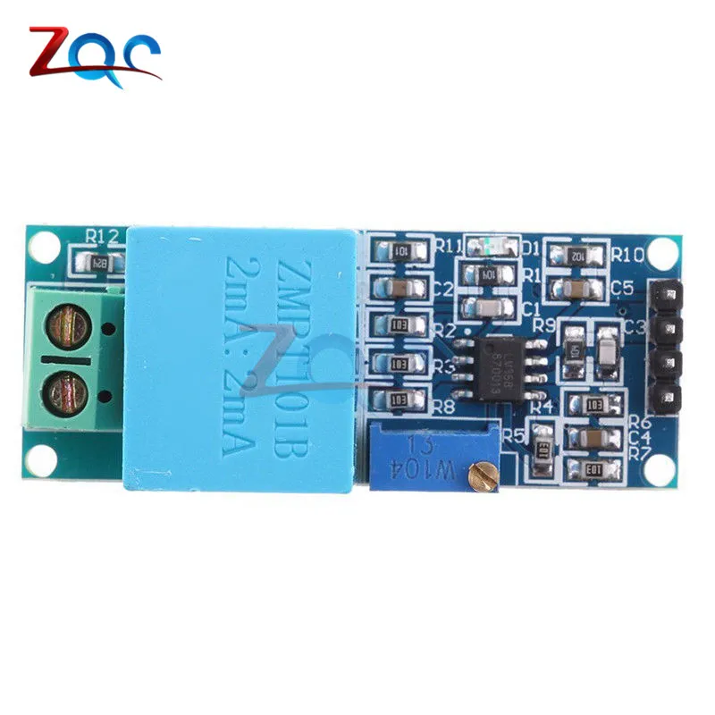 Módulo transformador de voltaje monofásico activo, Sensor de voltaje de salida de CA para Arduino Mega ZMPT101B 2mA