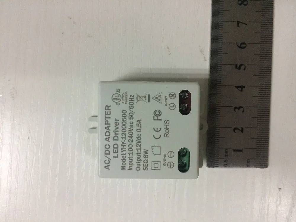 CE UKCA 12V 6w 0.5A 100V-240V Lighting Transformers high quality safe Driver for LED strip 3528 5050 power supply