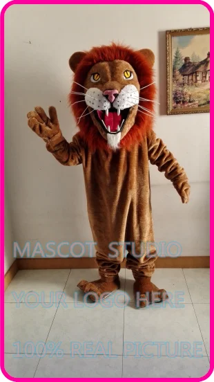 mascot  plush lion mascot costume custom cartoon character cosplay fancy dress mascotte theme