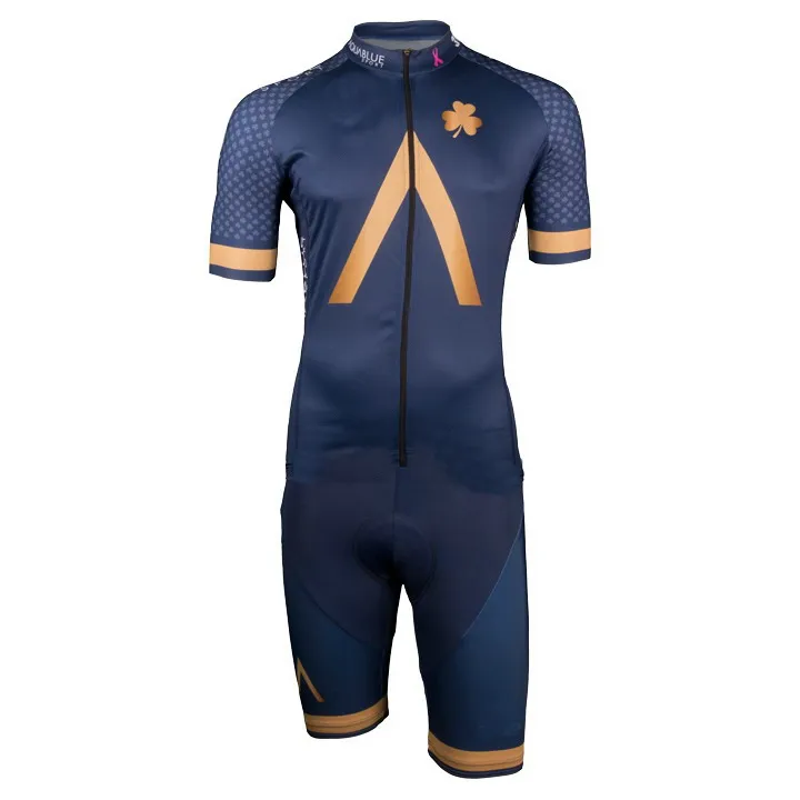 

2018 AQUA BLUE TEAM Skinsuit Bodysuit Summer Cycling Jersey Sets MTB Bike Bicycle Clothing MTB Maillot Ropa Ciclismo