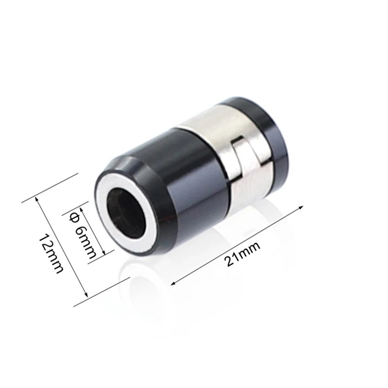 Cacciavite Anello Magnetico Forte Magnetizzatore 1/4 "6.35 millimetri Cacciavite Elettrico Bit Accessori Vite Pick Up Tools