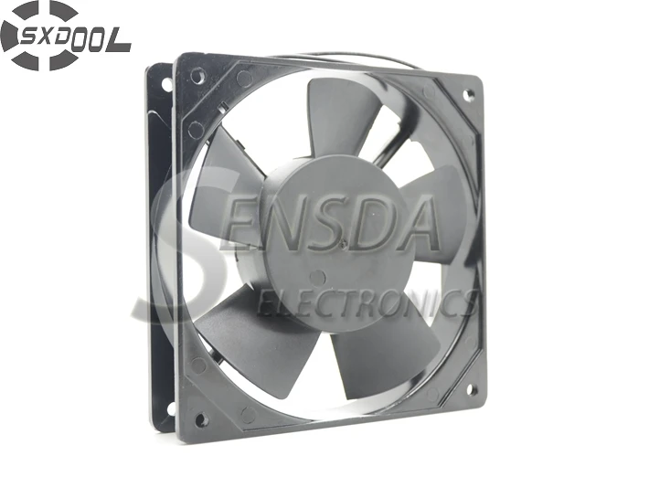 

SXDOOL Cooling Fan 220V 12025 120*120*25mm 12cm 120mm 50/60HZ 0.10A Sleeve Bearing Cooler