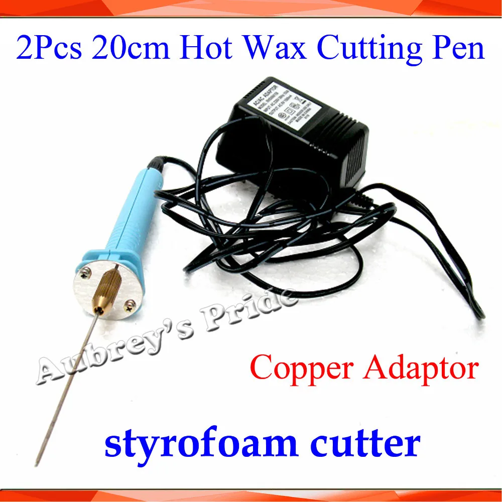 

2Pcs 20CM Craft Hot Knife Styrofoam Cutter CUTS FOAM, KT Board WAX Cutting Machine+All Copper Voltage Transformer Adaptor Pen