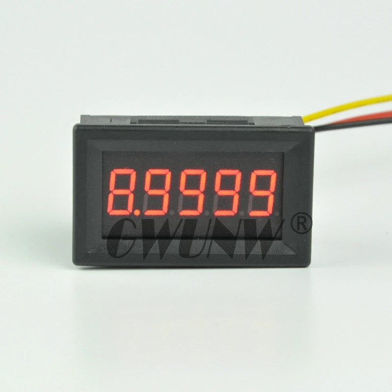 GWUNW DC digital voltmeter  BY536V 9.9999(10V) 5 bit high precision Voltage Tester Meter