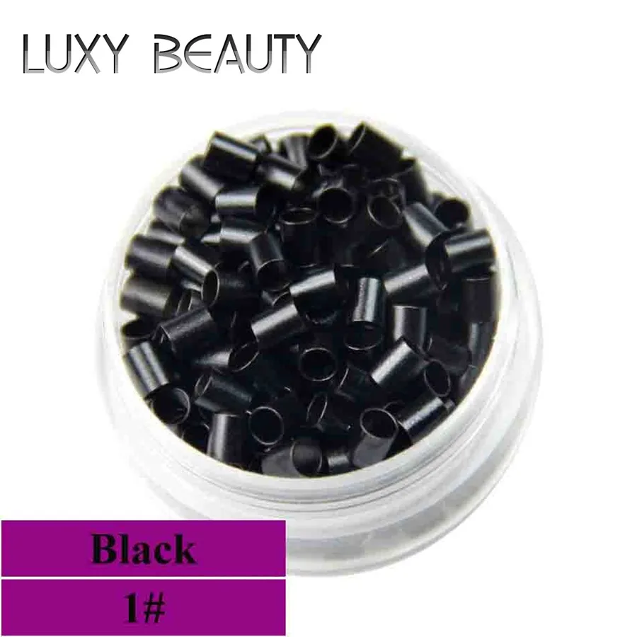 Long Hair Micro Rings Beads Links 250pcs 31*27*40 For Cold Fusion Hair Extensions Tip Hair Tools Dreadlock Accessories 9 Colors