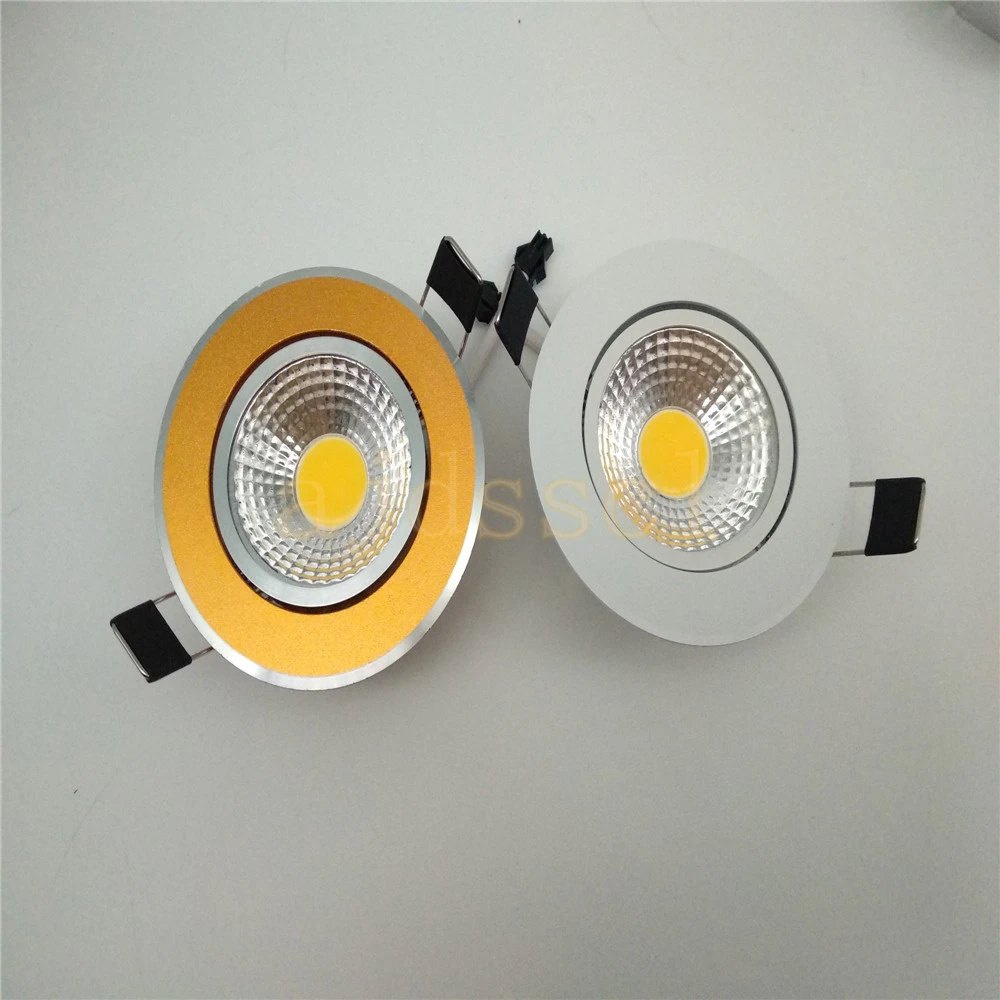 10pcs Super Bright Dimmable Led downlight light COB AC/AC12V Ceiling Spot Light 3w 5w 7w 12w recessed Lights Indoor Lighting