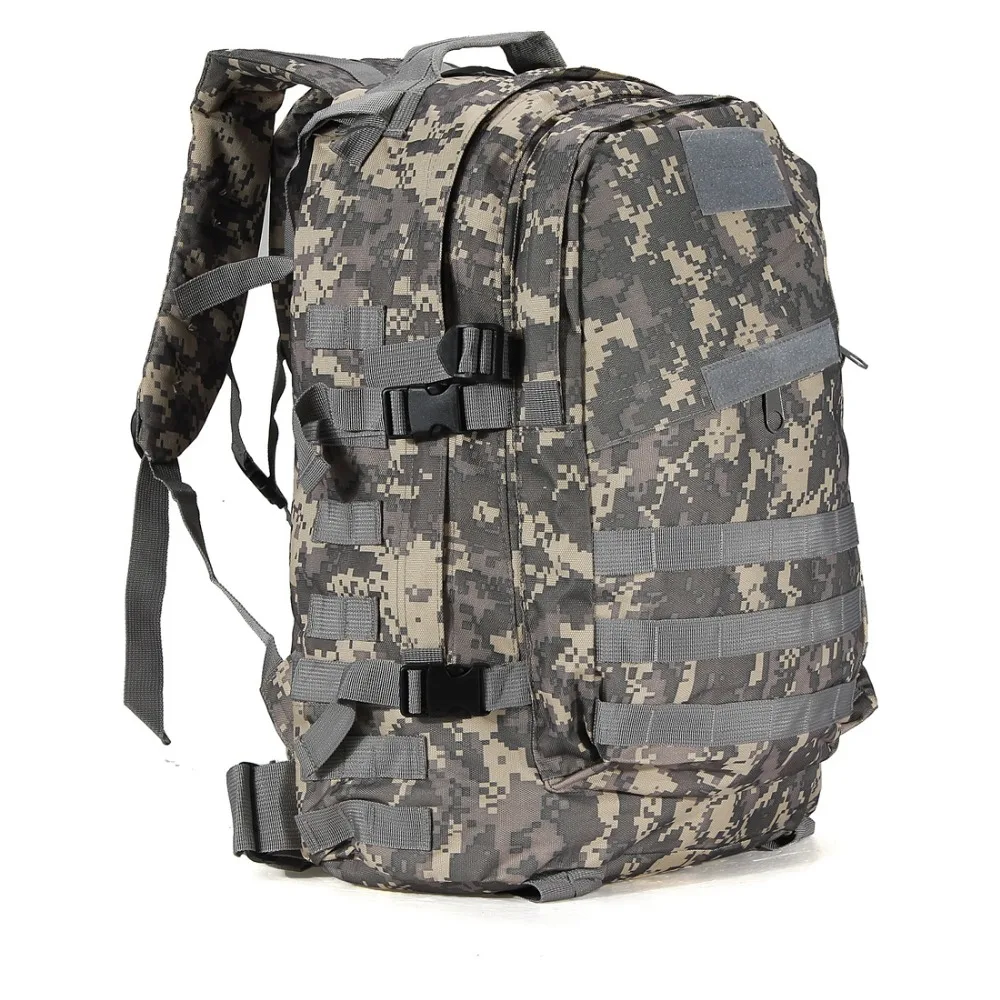 Tactical Backpack Waterproof Camouflage Backpack Cool Camping Gear Men\'s and Women\'s Assault Bag Small Velcro Travel Backpack