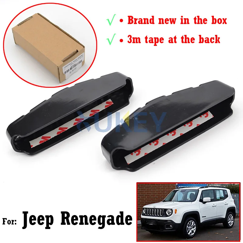 2Pcs For Jeep Renegade 2015-2017 2018 2019 Under Seat Floor AC Heater Air Conditioner Duct Vent Cover Grill Outlet Protective