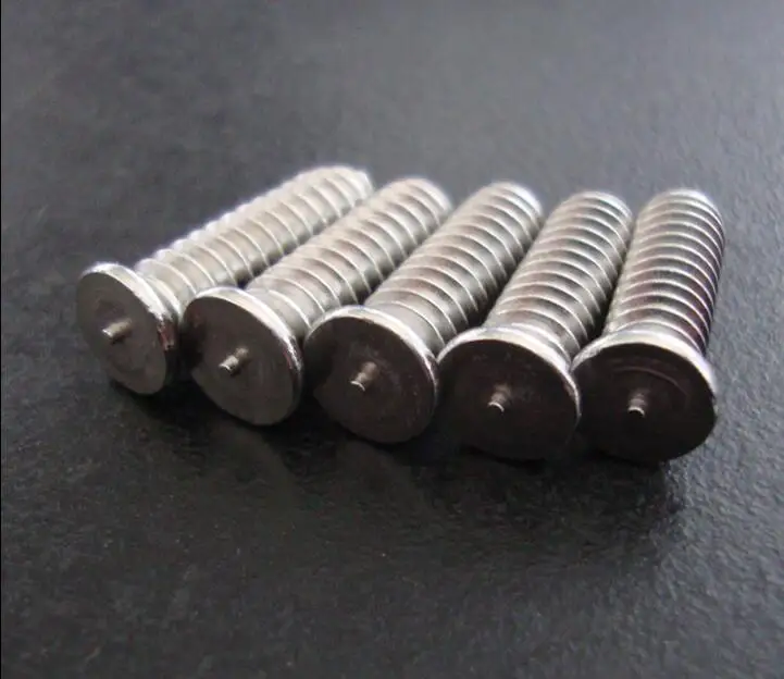 100 Pcs M3 M4 M5 M6 Welding Screws Stainless Steel 304 ISO13918 DIN32501 Spot Welding Studs Screws