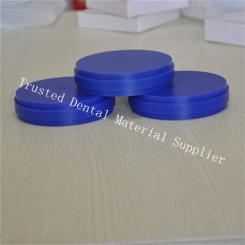 10 Piece OD98*16/18/20 MM  Blue & White  Dental Wax  Blocks Carving Wax Blank Disc Dental Lab Materials Wieland Milling Machine