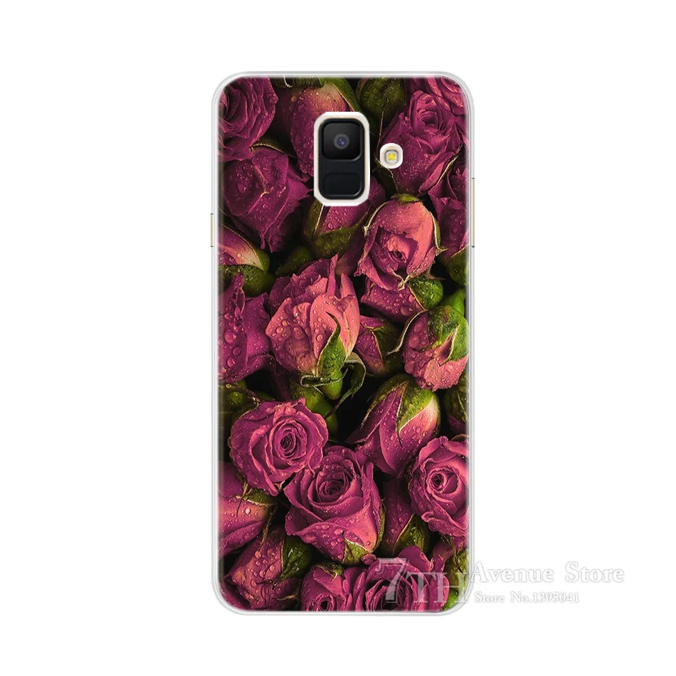 Fashion Silicone Case For Samsung Galaxy A6 2018 Case A600 sm-a600f Soft TPU Cover For Samsung Galaxy A6 2018 Shell Phone Funda